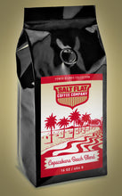 Copacabana Beach is well known for its sun, fun and vibrant celebration of life.  This blend of Brazilian and other Latin American Coffee is loaded with 50% more caffeine than your typical cup of coffee so you can keep the good times rolling.