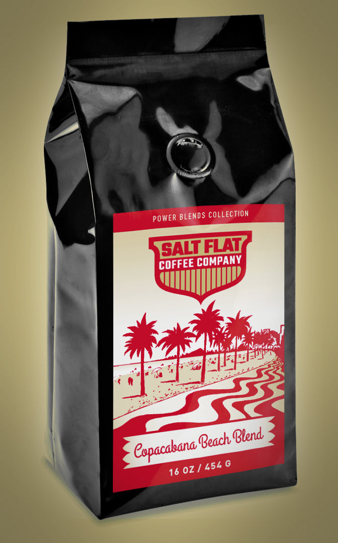 Copacabana Beach is well known for its sun, fun and vibrant celebration of life.  This blend of Brazilian and other Latin American Coffee is loaded with 50% more caffeine than your typical cup of coffee so you can keep the good times rolling.  
