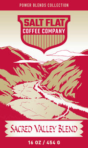 Salt Flat Coffee's robust blend of Peruvian and other Latin American coffee will bring focus and power to get you through the toughest days.  It pays homage to the Sacred Valley, a region in Peruvian highlands, near the ancient city of Machu Picchu. This stretch of fertile farmland formed the heart of the Inca Empire and is just what you need while building an empire of your own.